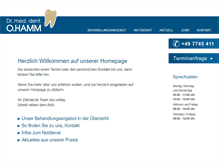 Tablet Screenshot of doc-oliday.de